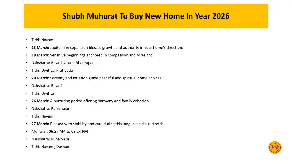 shubh muhurat to buy new home in year 2026 4