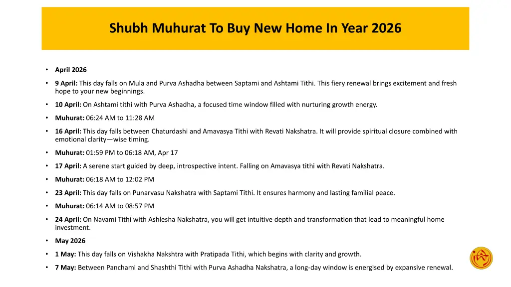 shubh muhurat to buy new home in year 2026 5