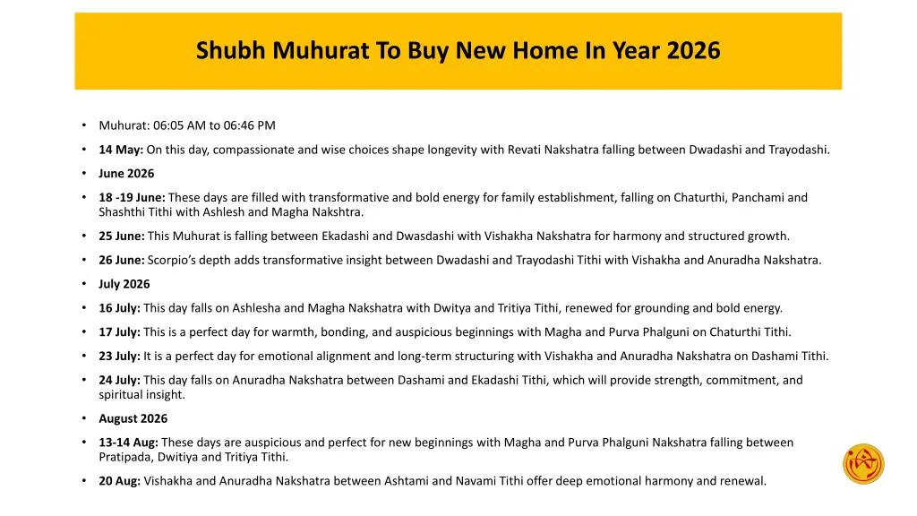 shubh muhurat to buy new home in year 2026 6