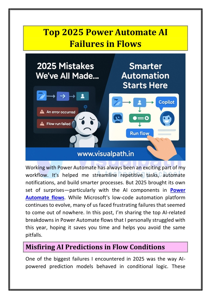 top 2025 power automate ai failures in flows