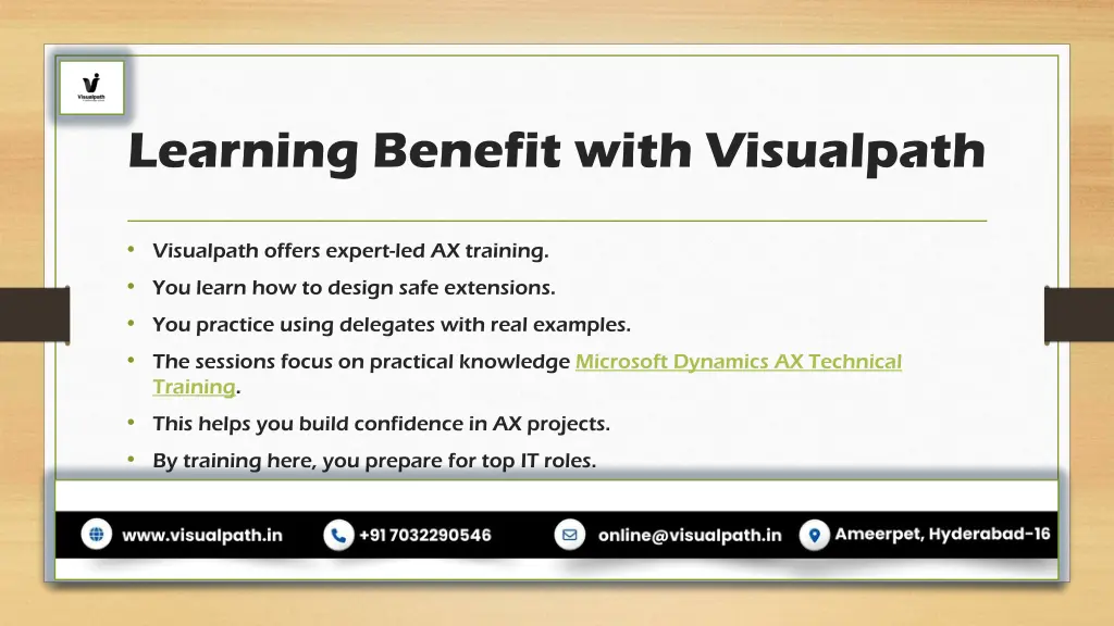 learning benefit with visualpath