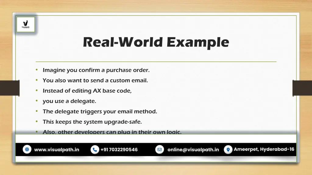 real world example