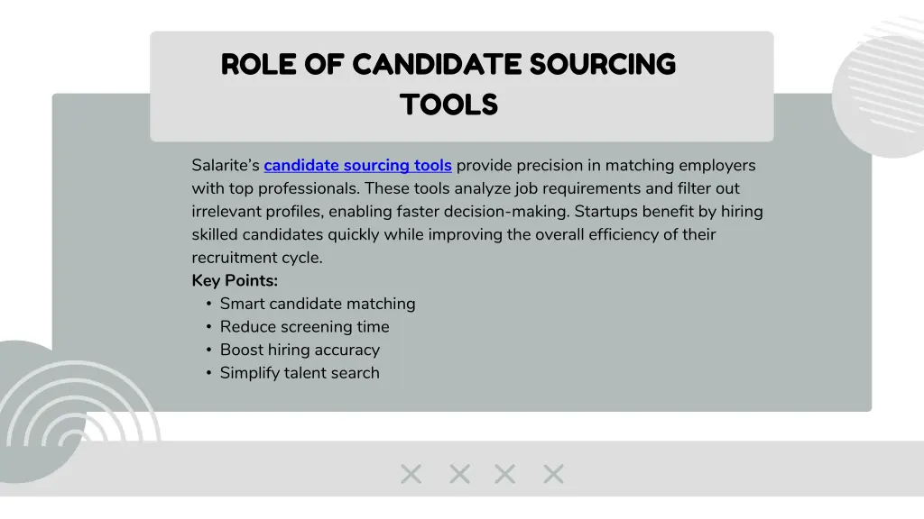role of candidate sourcing tools