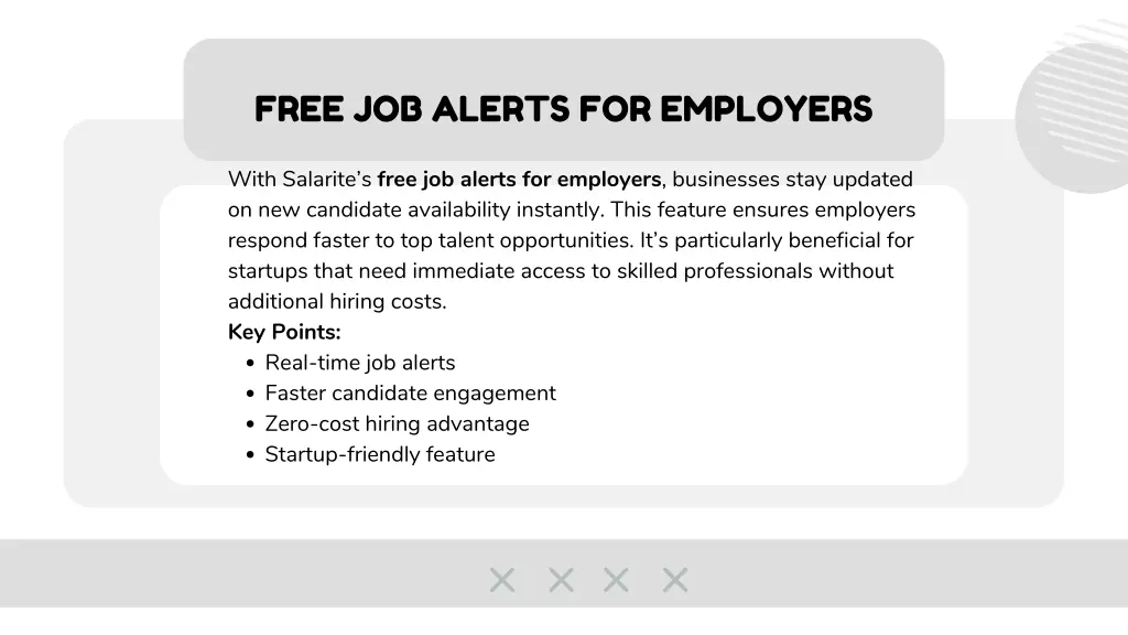 free job alerts for employers