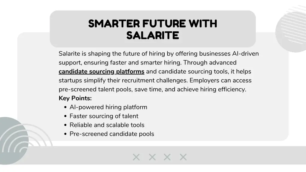 smarter future with salarite