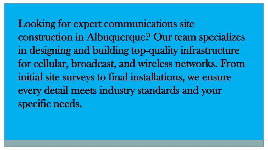 looking for expert communications site looking