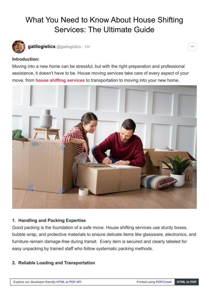 what you need to know about house shifting