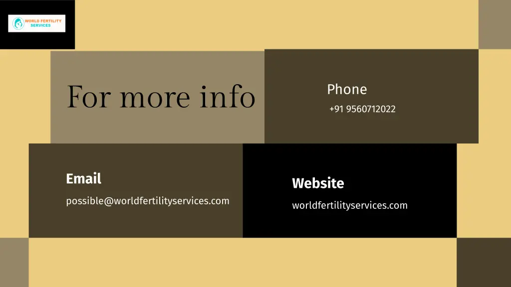for more info