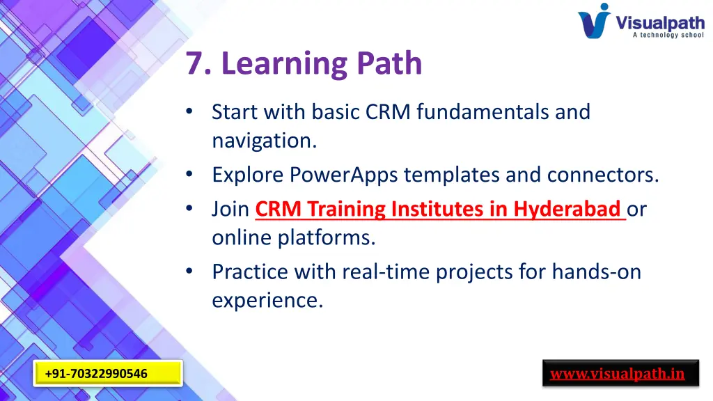7 learning path
