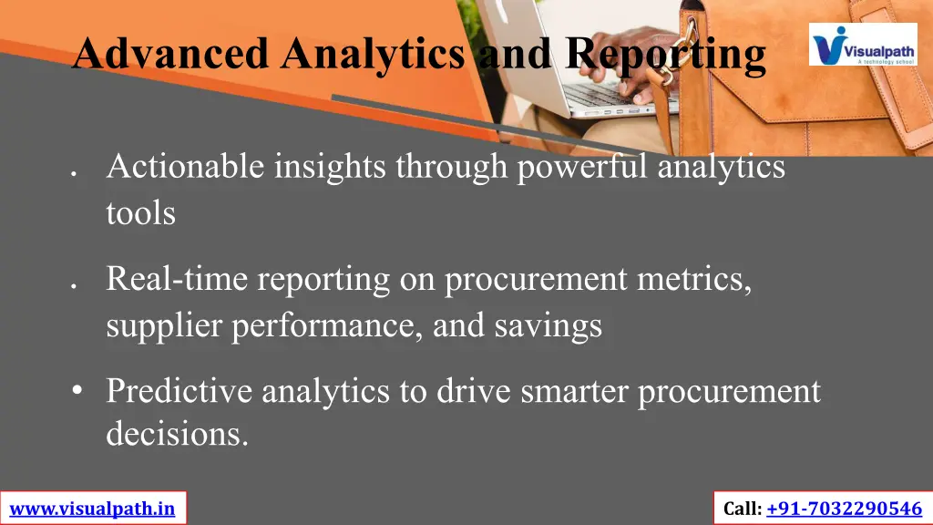 advanced analytics and reporting