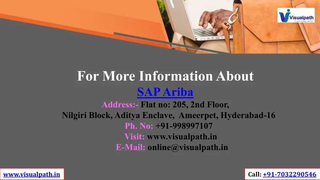 for more information about sap ariba address flat