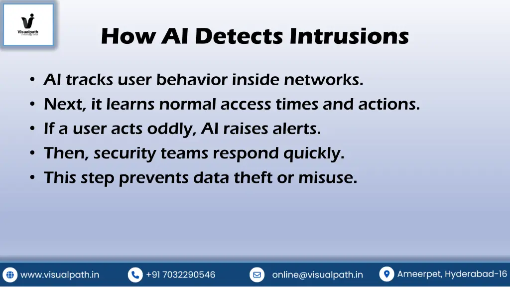 how ai detects intrusions
