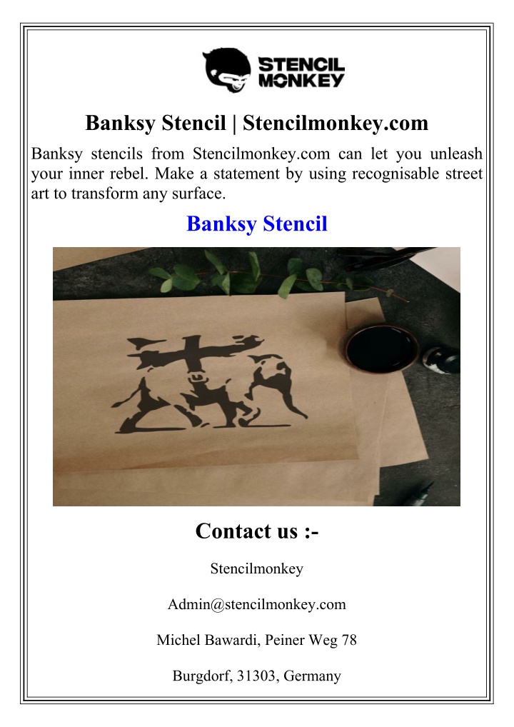 banksy stencil stencilmonkey com banksy stencils