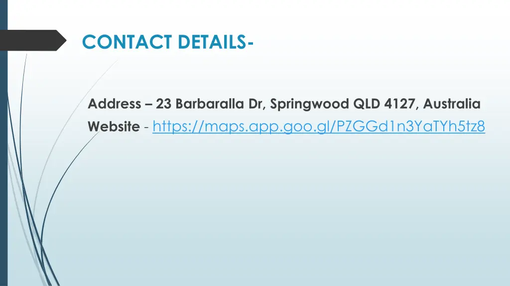 contact details