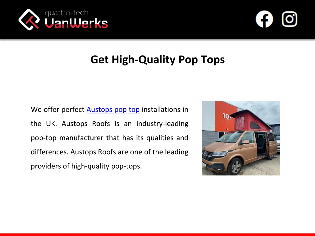 get high quality pop tops