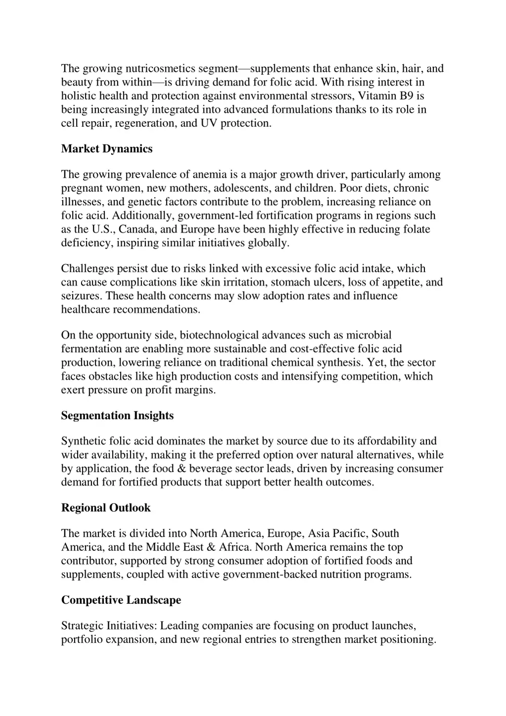 the growing nutricosmetics segment supplements