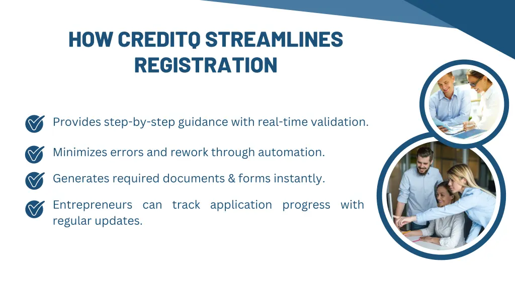 how creditq streamlines registration