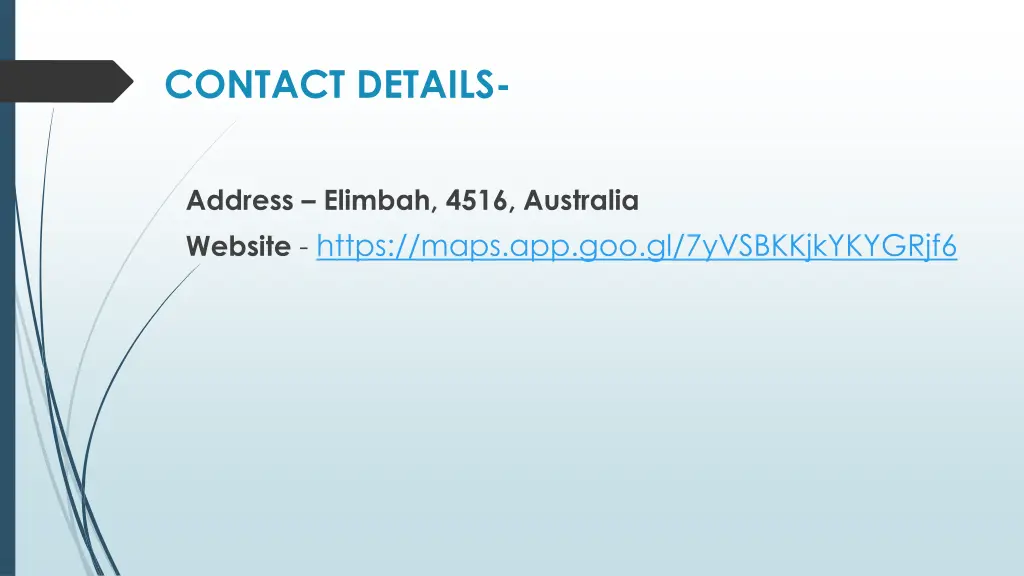 contact details
