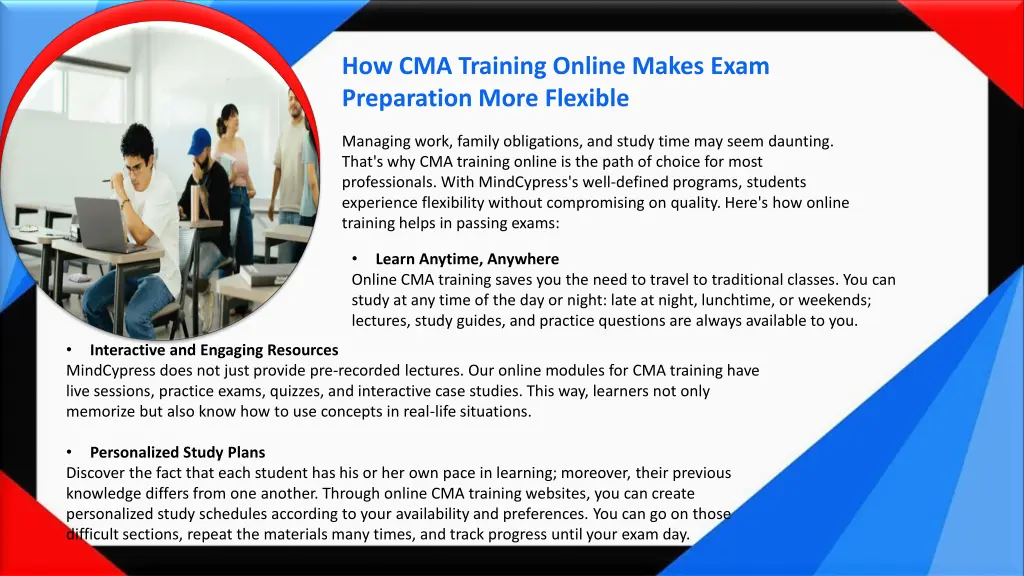 how cma training online makes exam preparation