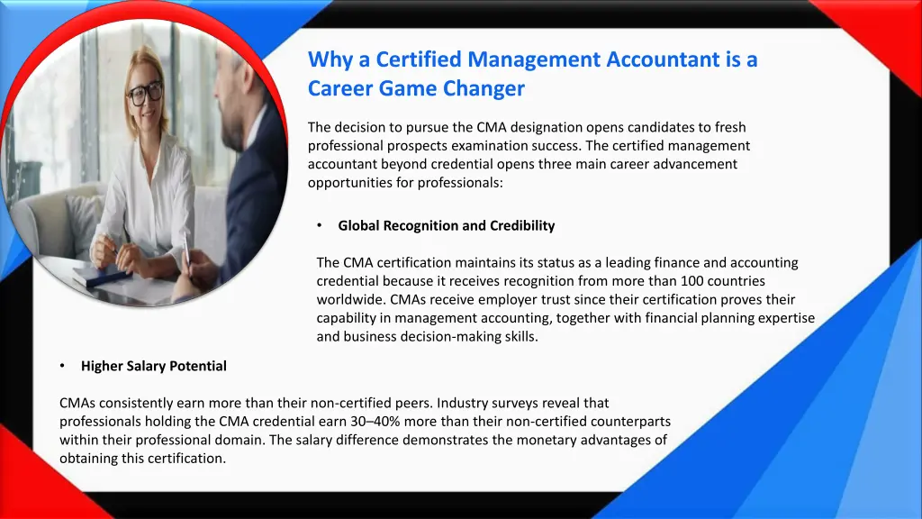 why a certified management accountant is a career