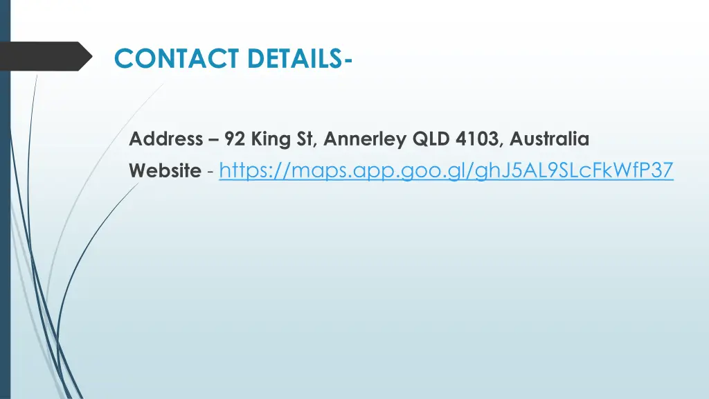 contact details