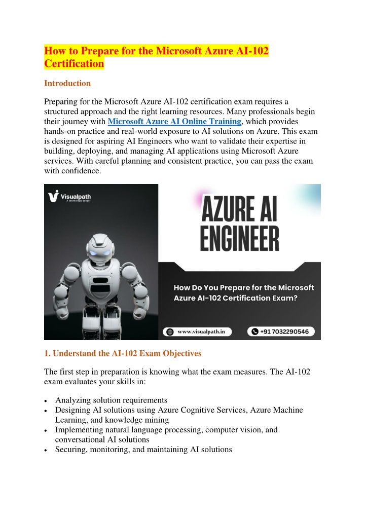 how to prepare for the microsoft azure