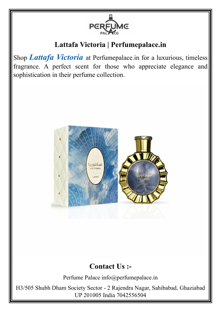lattafa victoria perfumepalace in