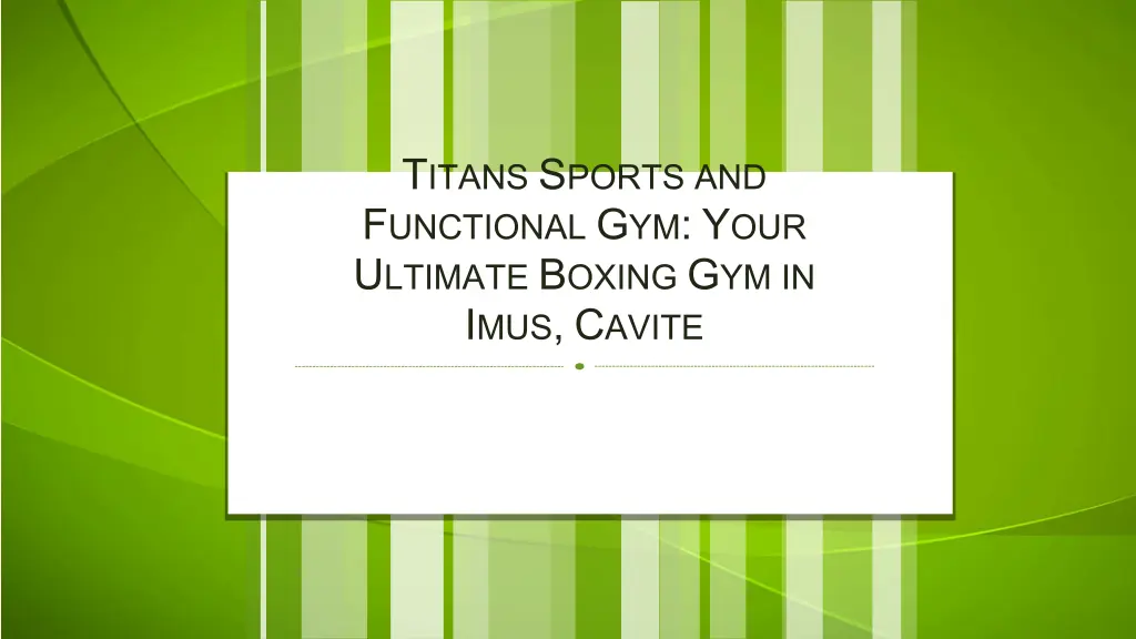 t itans s ports and f unctional 1