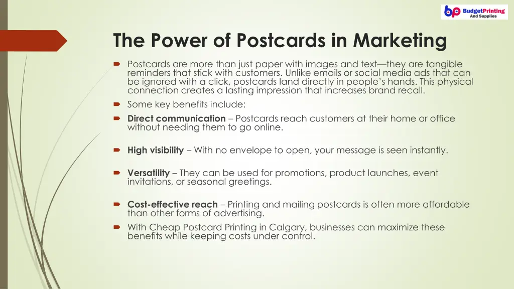the power of postcards in marketing
