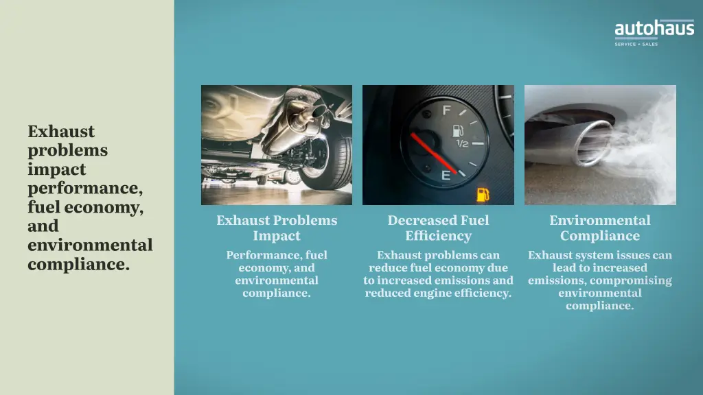 exhaust problems impact performance fuel economy