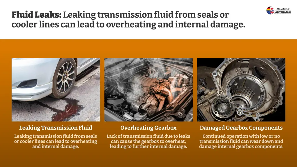 fluid leaks leaking transmission fluid from seals