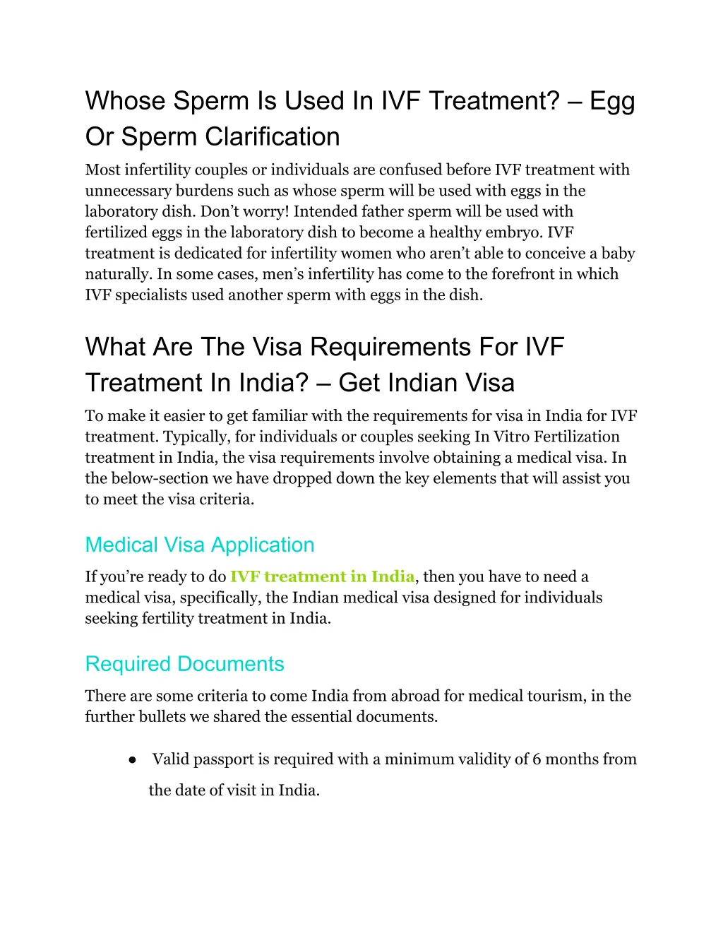 whose sperm is used in ivf treatment egg or sperm
