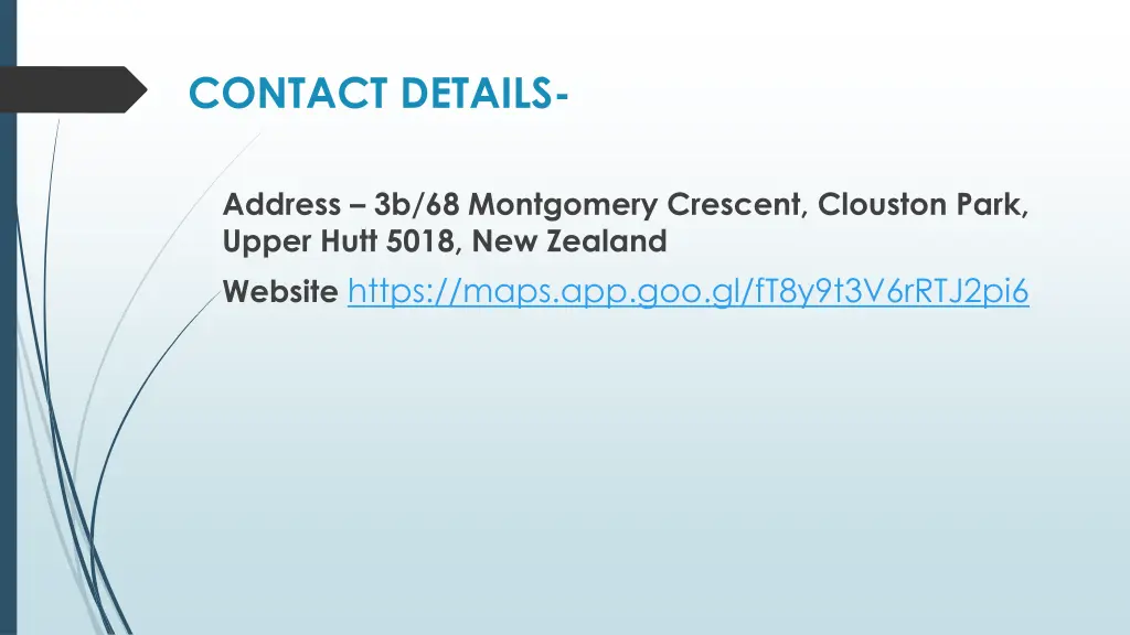 contact details