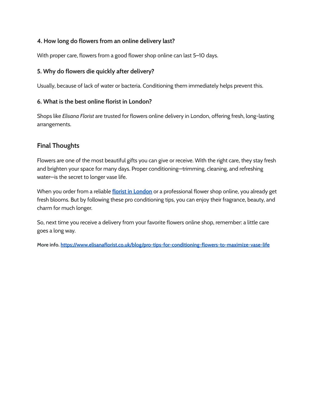 4 how long do flowers from an online delivery last