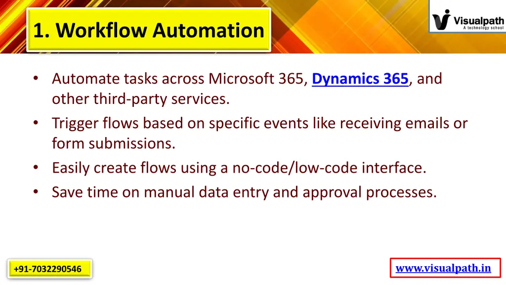 1 workflow automation