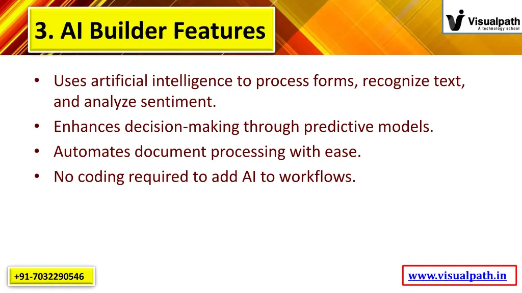 3 ai builder features