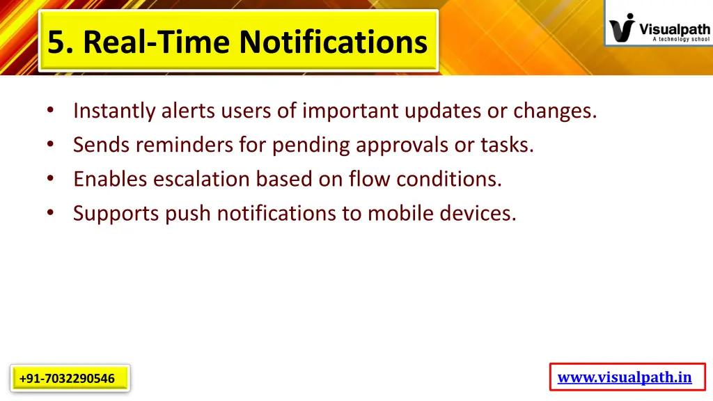 5 real time notifications