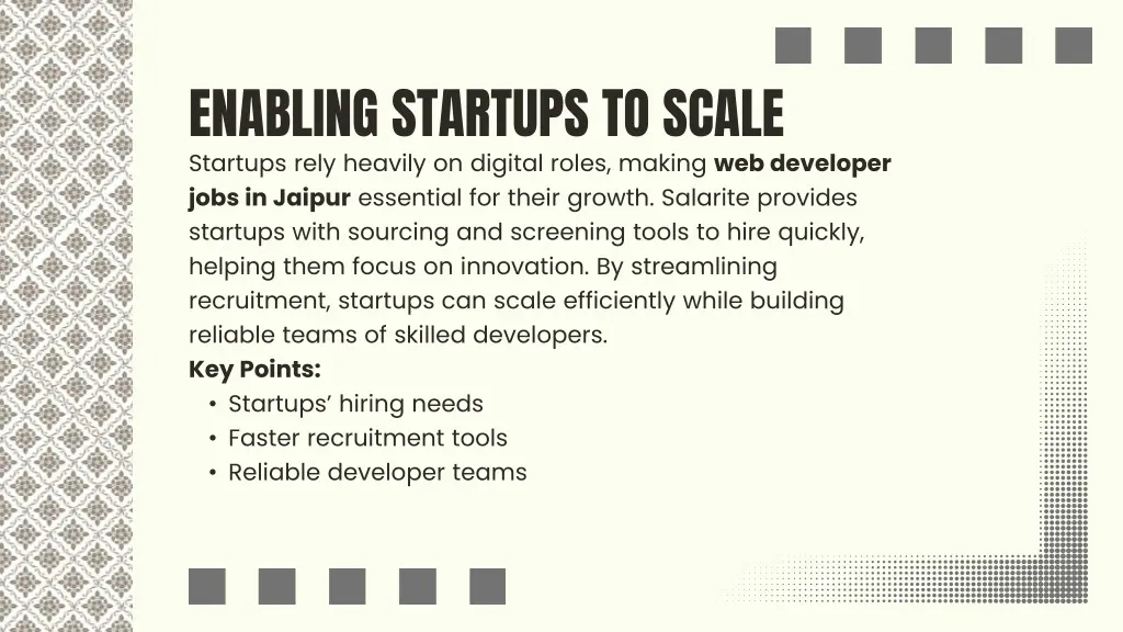 enabling startups to scale startups rely heavily