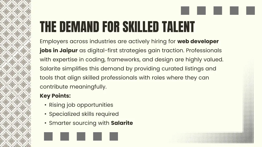 the demand for skilled talent employers across