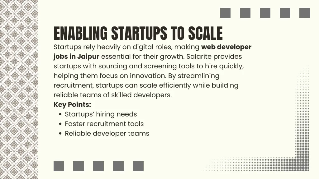 enabling startups to scale startups rely heavily