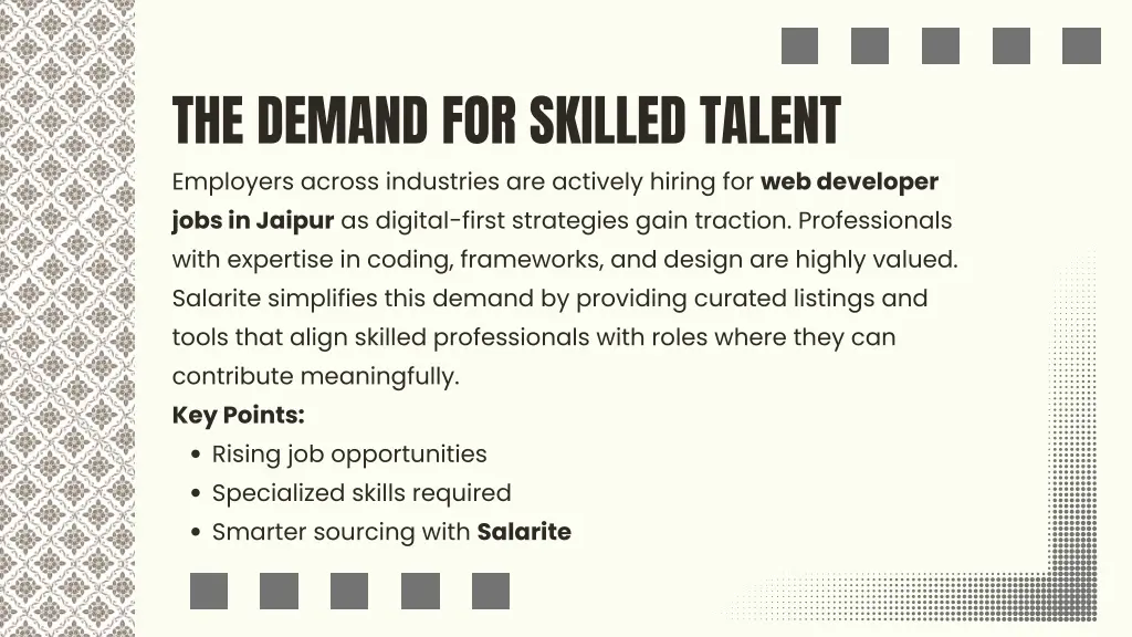 the demand for skilled talent employers across