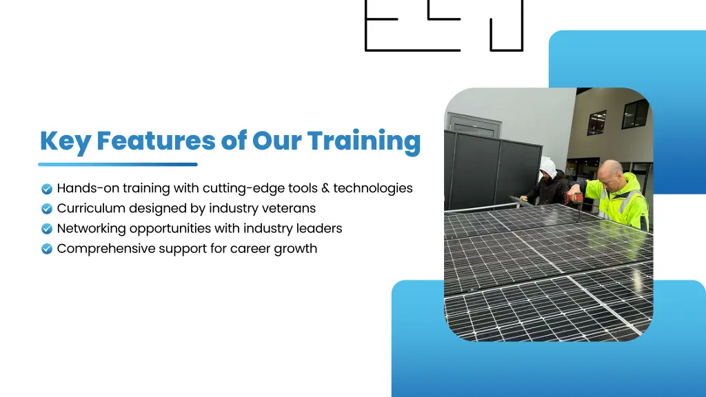 key features of our training