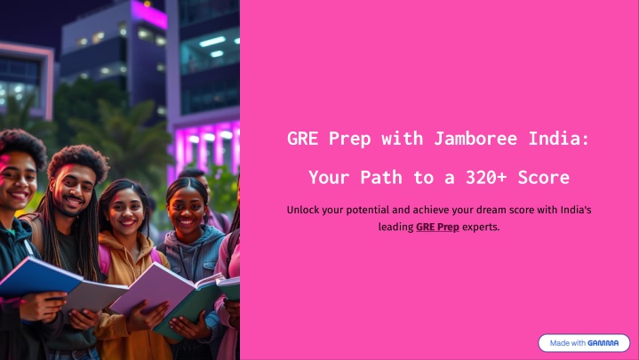 gre prep with jamboree india