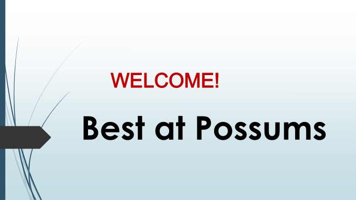 welcome welcome best at possums