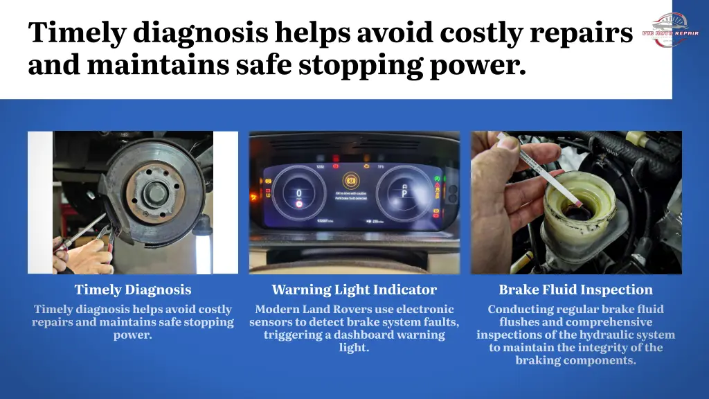 timely diagnosis helps avoid costly repairs