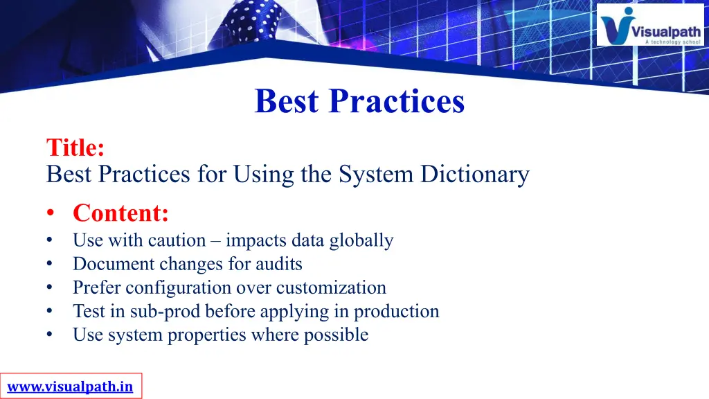 best practices