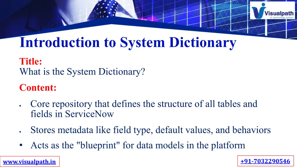 introduction to system dictionary