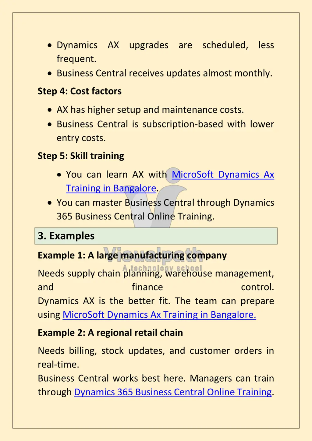 dynamics ax upgrades are scheduled less frequent