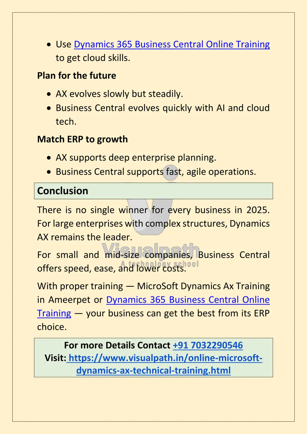 use dynamics 365 business central online training