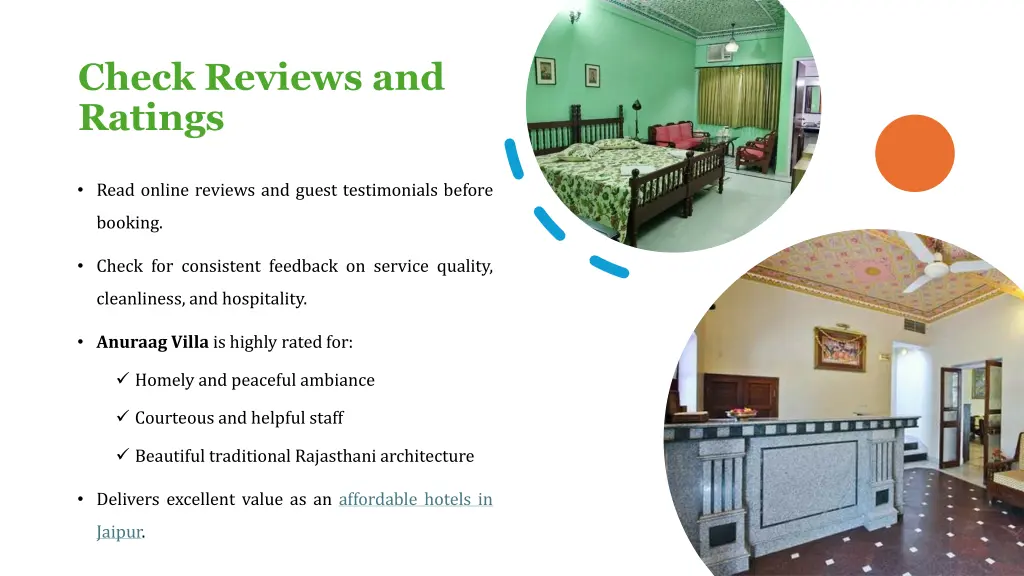 check reviews and ratings